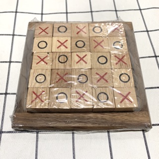 XO ไม้ ขนาด 5x5 นิ้ว