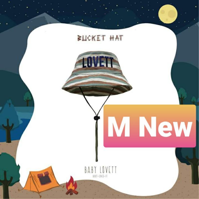 BabyLovett Bucket Hat 5 The Camper ของใหม่ พร้อมส่ง