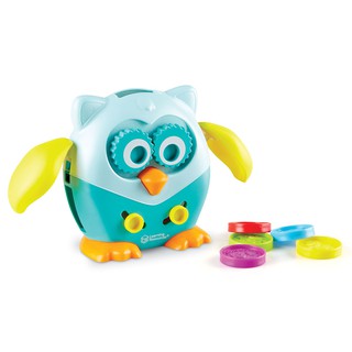 [พร้อมส่ง!!!] Hoot the Fine Motor Owl ของเล่น นกฮูก กระพือปีก ร้อง บิด สี รูปทรง ตัวเลข (Learning Resources)