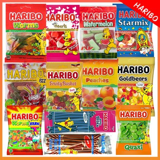 เยลลี่ฮาริโบ้ HARIBO  นำเข้าจากเยอรมัน มีให้เลือกหลายแบบ พร้อมส่ง มีบริการปลายทาง