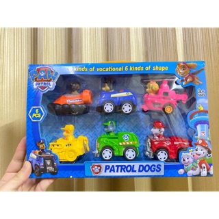 Paw patrol 6คัน ราคาถูก รถของเล่น