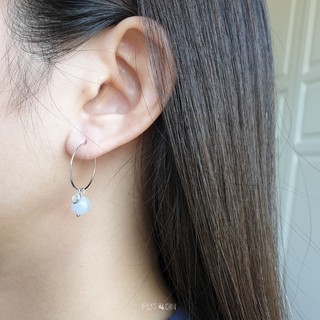 Be your aquamarine hoop earrings