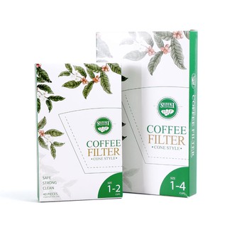 SUZUKI ซูซูกิ กระดาษกรองกาแฟ Filter Paper ใช้กับถ้วยกรองกาแฟซูซูกิหรือเครื่องชงกาแฟไฟฟ้าแบบหยดน้ำ