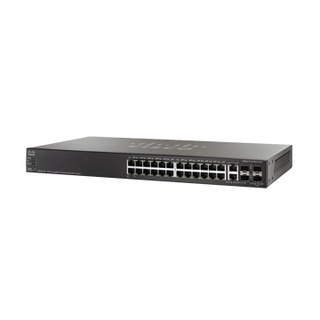 Cisco SG500-28-9K 24 Port Gigabit Stackable Managed L3 Switch + 2-port Gigabit Combo (SFPs) + 2-Port SFPs With web