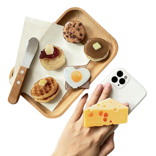 Griptok เซต Bakery แหวนจับมือถือ PopSockets ที่วางโทรศัพท์มือถือ ลายการ์ตูนน่ารัก