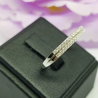 Memorine Jewelry แหวนเงินแท้ 925 ฝังเพชรสวิส(CZ) : ONLR70