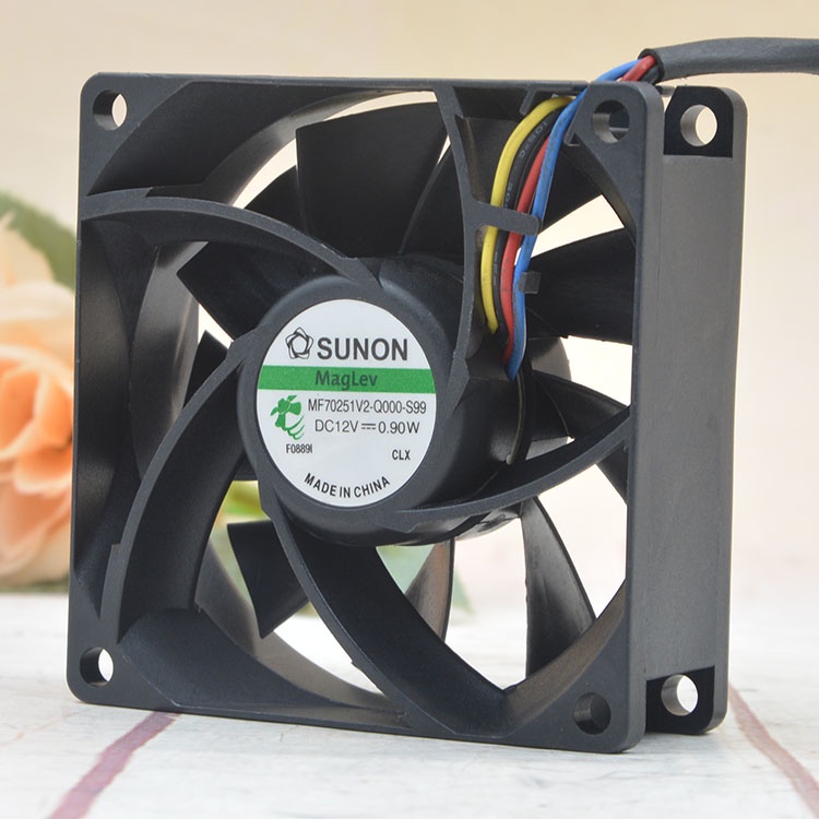 SN Jianzhun 7 ซม. 12v 0.9w 7025mf70251v2-q000-s99 เมนบอร์ด pwm พัดลม