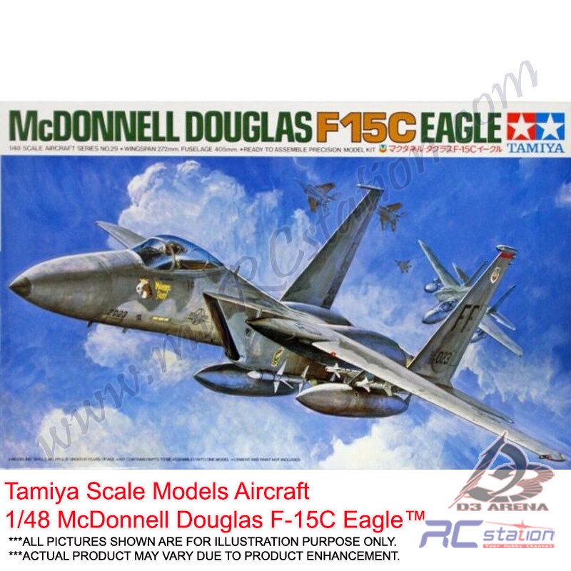 Tamiya Scale Models Aircraft 61029 - 1/48 McDonnell Douglas F-15C EagleTM [61029]