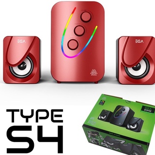 EGA TYPE S4 SPEAKER EGA (( ลําโพง)) RED