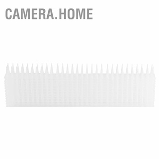 Camera.home 12Pcs Outdoor Plastic Anti Bird Spike Strips Repellent Defender for Fence Wall Roof White