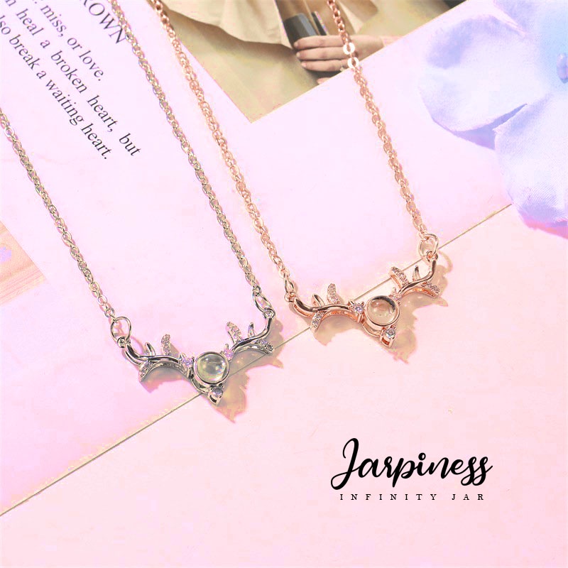 Jarpiness - สร้อยคอ 100 คํา I Love U Inner Its หลายภาษา