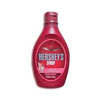 เฮอร์ชีส์ สตรอเบอรี่ไซรัป HERSHEYS STRAWBERRY SYRUP 623 ก.