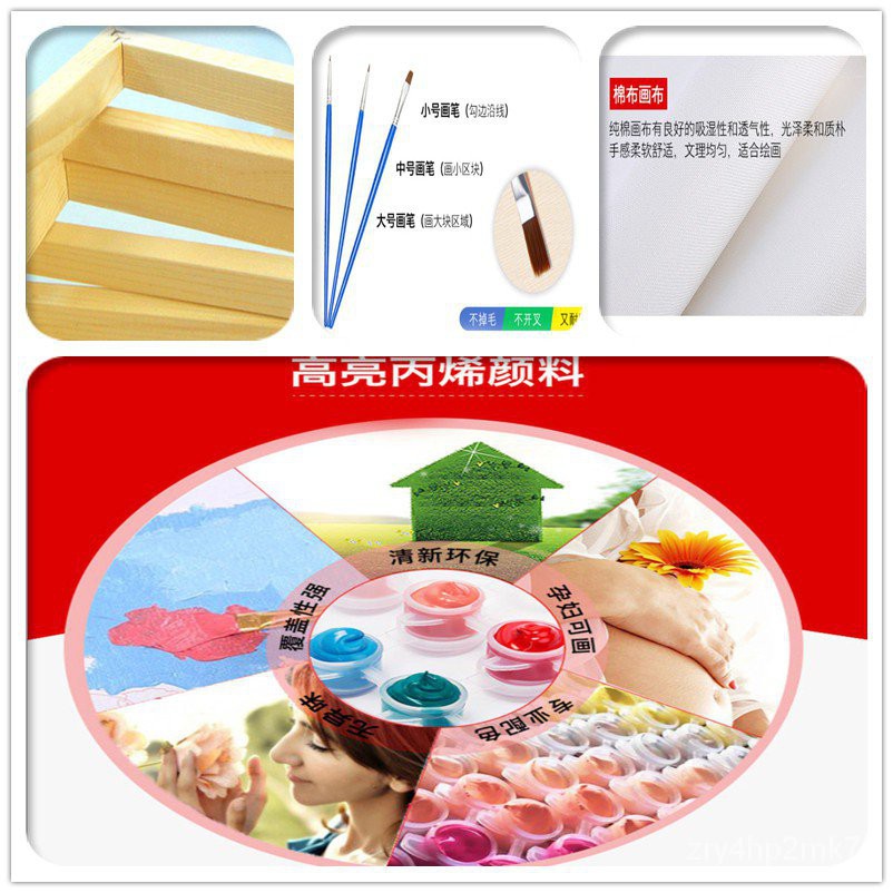 4050Cm Diy Digital Oil Painting Paint By Numbers On Canvas Vincent Van ...