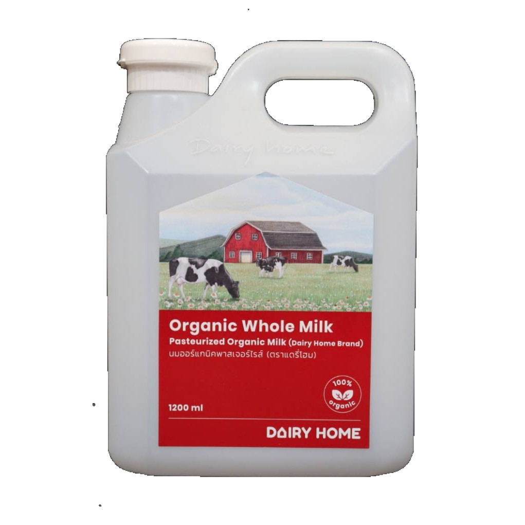 นมแดรี่โฮม Organic Whole Milk1,200 cc***จัดส่งสินค้าเฉพาะในกรุงเทพฯ นนทบุรีเท่านั้น***