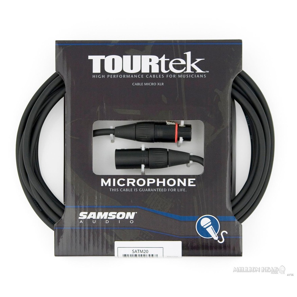 ♂❈Samson : Tourtek TM20 ( Tourtek Microphone Cables 20' (6m) )
