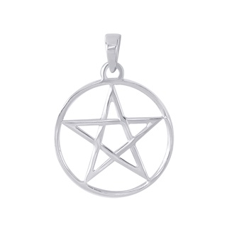 SILVER THAI  Triple moon goddess pendant silver star design จี้รูปดาวเงินแท้925