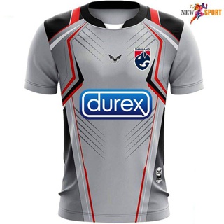 [ลด 15% ใส่โค้ด NEWS375] เสื้อกีฬาWingssport2  พร้อมโลโก้Durex