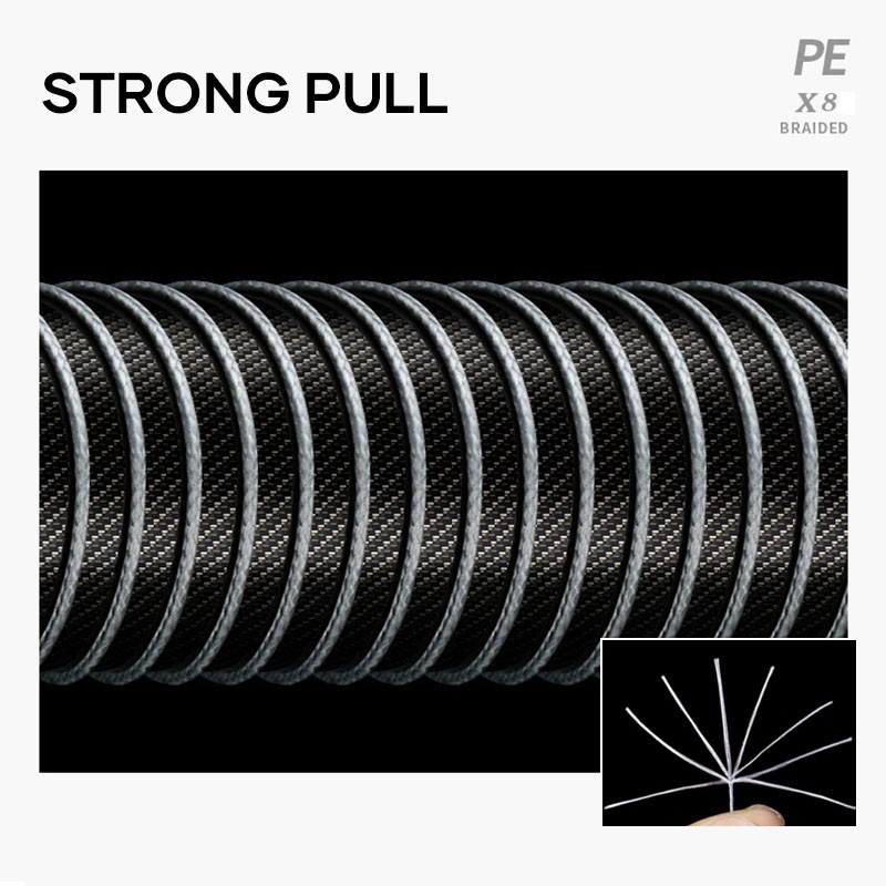 สายพีอีตกปลา สายเอ็น ตกปลา PE X8 สายเบ็ด100 เมตร แรงม้าสูง เหนียวทน จมน้ำเร็ว ไม่เป็นขุย รับงานปลาใหญ่ได้สบาย ราคา ถูกที่สุด ดีลบีเคเค แกลเลอรีภาพที่ 6
