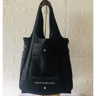 BKK.FASHION ถุง กระเป๋าผ้าญี่ปุ่น Dean &amp; deluca พับเก็บได้ เป็นมิตรต่อสิ่งแวดล้อม Shopping bag save basic bkkhome