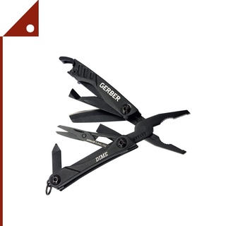 Gerber : GBR30-000469* ชุดเครื่องมือจิ๋วพกพา Dime Mini Multitool Keychain, Black