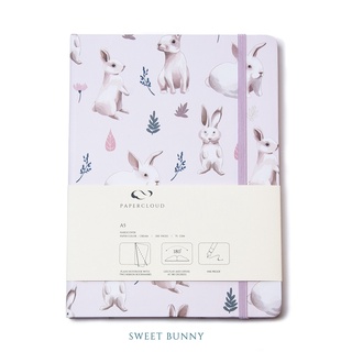 สมุดโน้ต/สมุดไดอารี่/สมุดจดบันทึก Papercloud sweet bunny