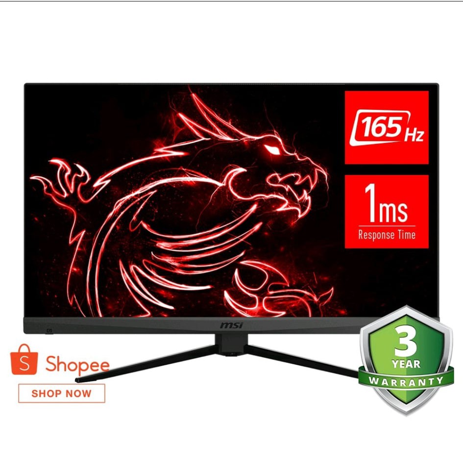 MSI MONITOR (จอมอนิเตอร์) OPTIX MAG272 27" VA FHD165Hz มือสองสภาพนางฟ้า