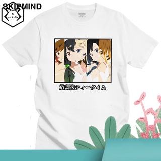 【ใหม่】เสื้อยืดแขนสั้น ผ้าฝ้าย พิมพ์ลายการ์ตูนอนิเมะ K-On-Yui Hirasawa แฟชั่นฤดูร้อน สไตล์ญี่ปุ่น สําหรับผู้ชาย