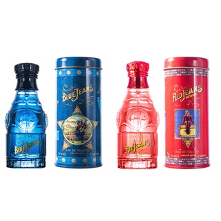 Jean Miss Blue&amp;Red Jeans น้ำหอมผู้ชาย 75ML / มาใหม่ พร้อมส่ง ติดทนนาน ขวดสวย