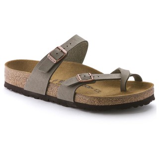 Birkenstock รองเท้าแตะ ลายหิน Mayari Birko-Flor Nubuck สําหรับผู้ชาย ผู้หญิง