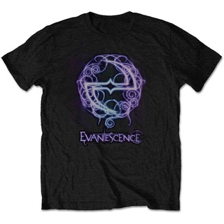 เสื้อยืดสีดำอินเทรนด์เสื้อยืด EVANESCENCES-4XL