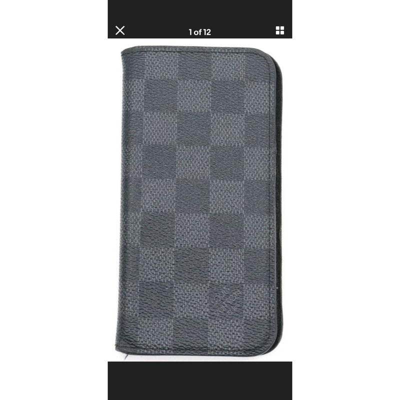 LOUIS VUITTON Other accessories M63445 iphone case X Damier