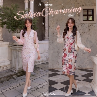 #JBS790 Salvia Charming Dress