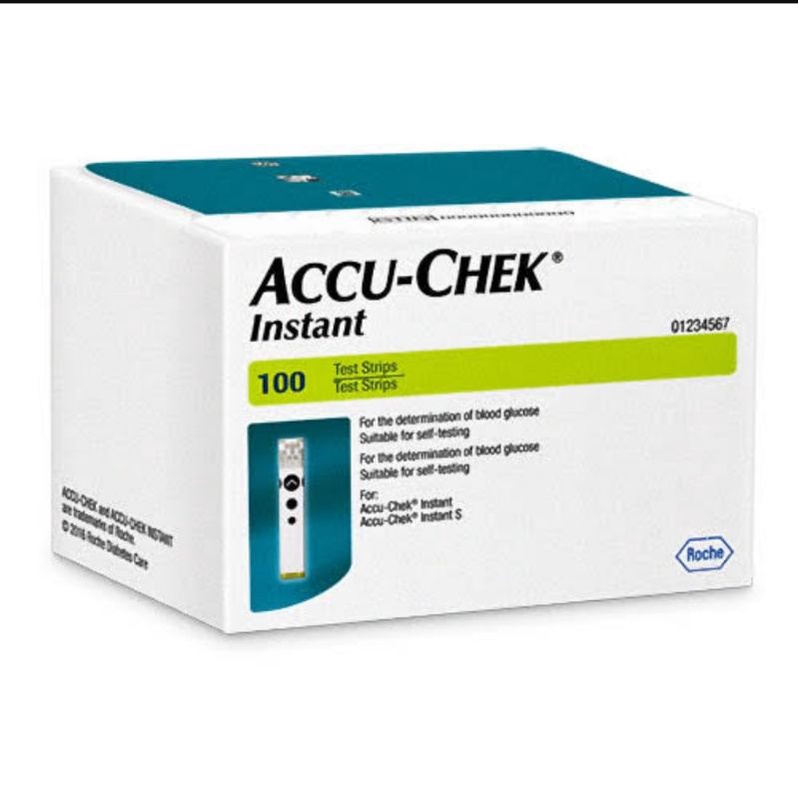 ​ AccuChek​Instant​ 100แผ่น exp 2026