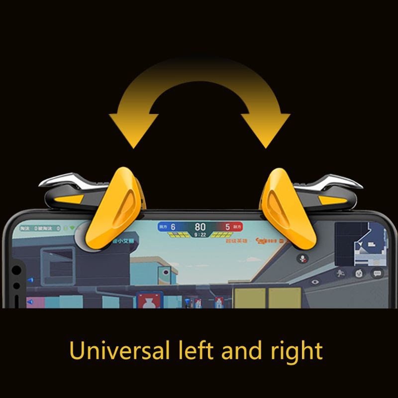 2020ใหม่ล่าสุด BEE จอยเกมมือถือสำหรับ PUBG Gamepad Controller AIM ปุ่มL1R1 Plug-In จอยสติ๊ก