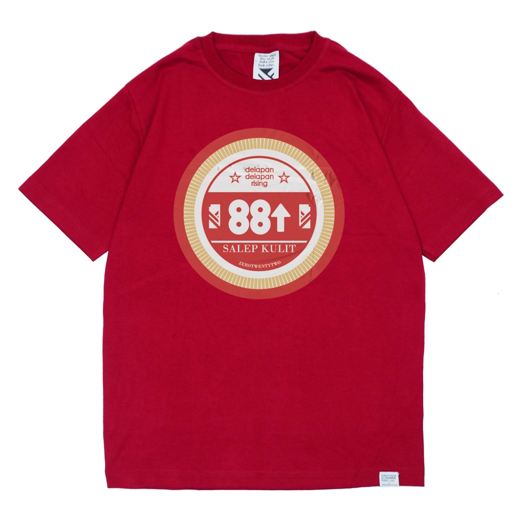 ครีมเสื้อยืด Zerotwentytwo 88 Rising Red | Rich Brian Joji Niki เสื้อยืดผู้ชายล้อเลียนตลก