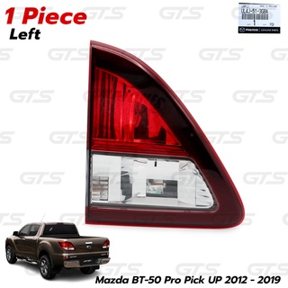 ไฟทับทิม ฝาท้าย ของแท้ สีแดง+โครเมี่ยม สำหรับ Mazda BT-50 Pro ปี 2012-2019