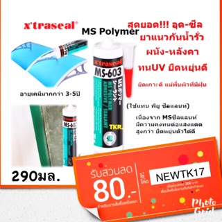 สุดยอดยาแนวอุดรั่วผนังหลังคา MS603 กันน้ำดีเยี่ยม ทาสีทับได้ MS Sealant