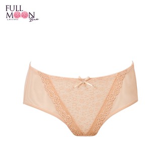 WIENNA Full Moon Panties NU44400 กางเกงชั้นในแบบครึ่งตัว สีดำ สีนู้ด