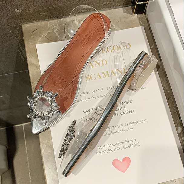 SL752 ส้น TRANSPARENT นําเข้า 2CM