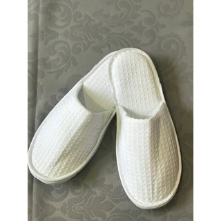 สลิปเปอร์ รองเท้าโรงแรม รองเท้าใส่ในบ้าน ผ้าวาฟเฟิล