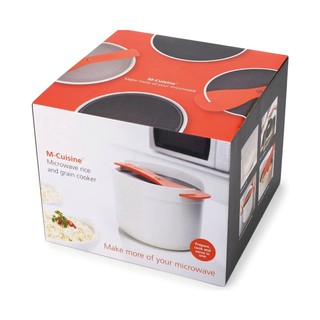 M-Cuisine microwave Rice Cooker หม้อหุงข้าวเข้าไมโครเวฟ