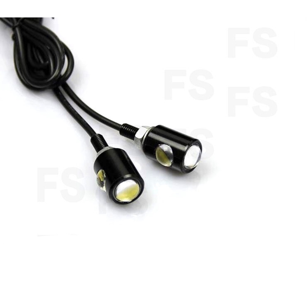 สินค้าพร้อมส่งจากไทย ไฟตาแมว 2ชิ้น LED รุ่นแสงสีขาว 2 ด้านออกด้านปลายเละด้านข้าง