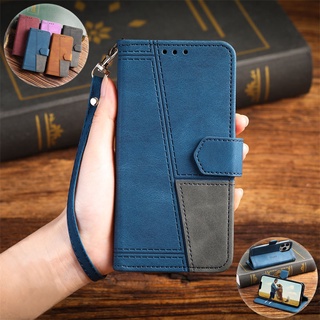 เคสโทรศัพท์หนัง TPU นิ่ม ฝาพับ พร้อมช่องใส่บัตร และสายคล้อง สําหรับ Huawei Nova 9 9SE P50 P40 P30 Pro Lite Honor 50