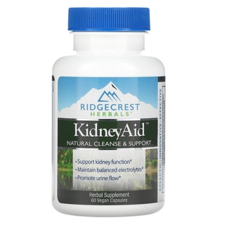 RidgeCrest Herbals, Kidney Aid 60 Veggie Caps