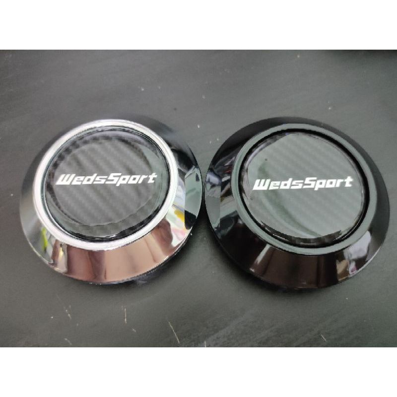 มาใหม่ TC105X Aow Local (77mm)WedsSport Center Rim Cap ฝาครอบล้อ Proton Wira Perodua Suzuki