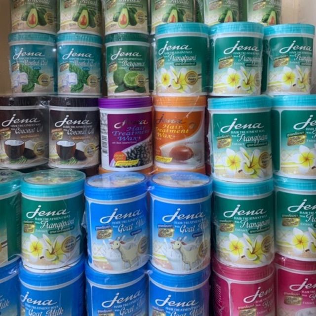 ทรีทเมนท์ จีน่า แพ็คคู่ 1,000 มล. × 2 กระปุก หมักเร็ว นุ่ม ลื่น เงา Jena Hair Treatment Wax JF