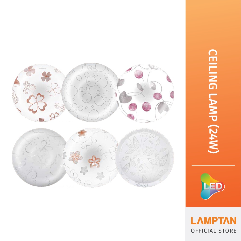 LAMPTAN โคมไฟเพดาน LED Ceiling Lamp 24w แสงสีขาว