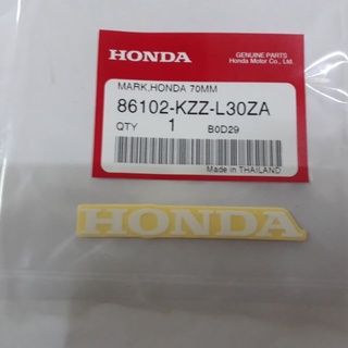 เครื่องหมายHONDA 70MM.(86102-KZZ-L30ZA)