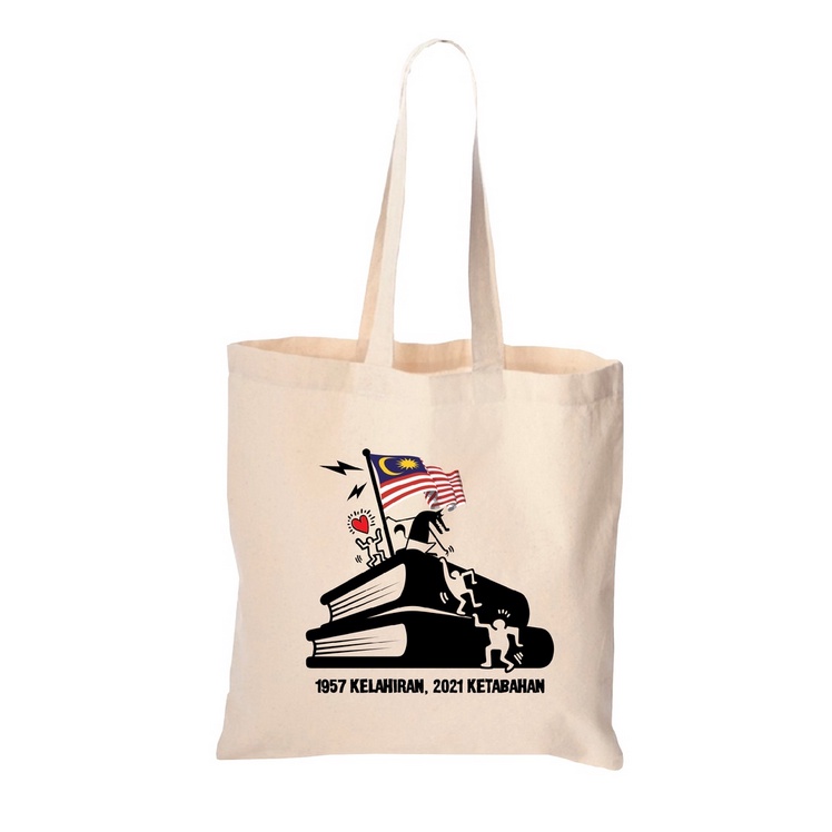 Big Bad Wolf BBW Limited Edition Merdeka Canvas Tote Bag Books