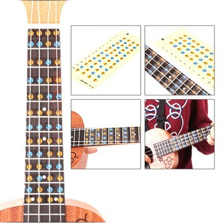 สติ๊กเกอร์ Fretboard Fretboard สำหรับตกแต่งอูคูเลเล่